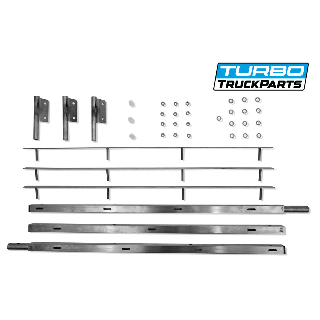 Turbo Truckparts Concessionnaire 3 Pièces Acier Inoxydable Complet 248cm Installation Facile Sans Bavette