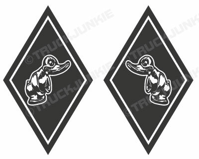 Sticker Bouclier d’Angle - Turbo Duck