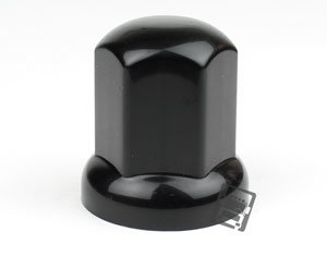 Cache-écrou XXL – Plastique Noir – 32 mm – Hauteur 53 mm