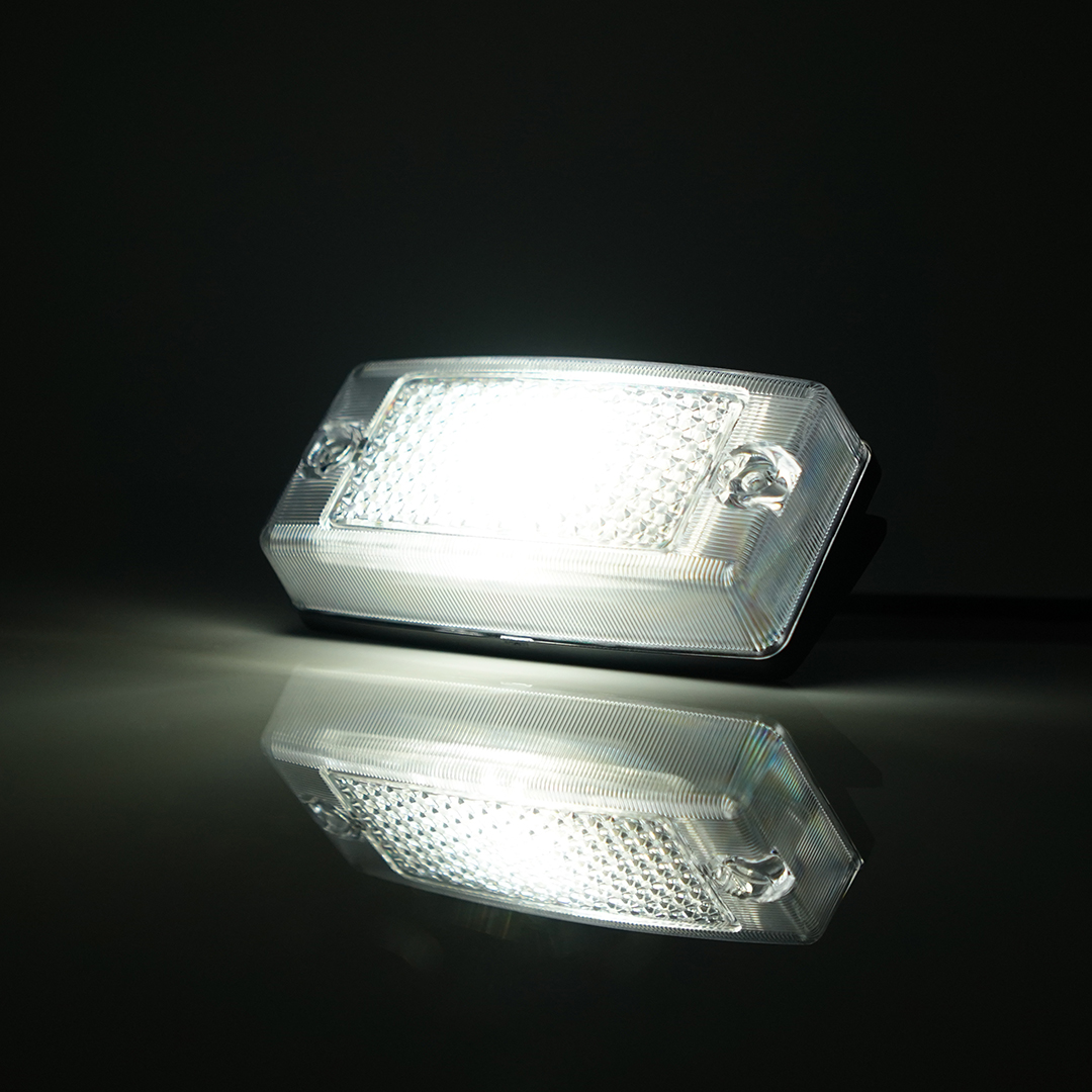 Omnius Old Skool LED Zijmarkering Wit Helder Glas