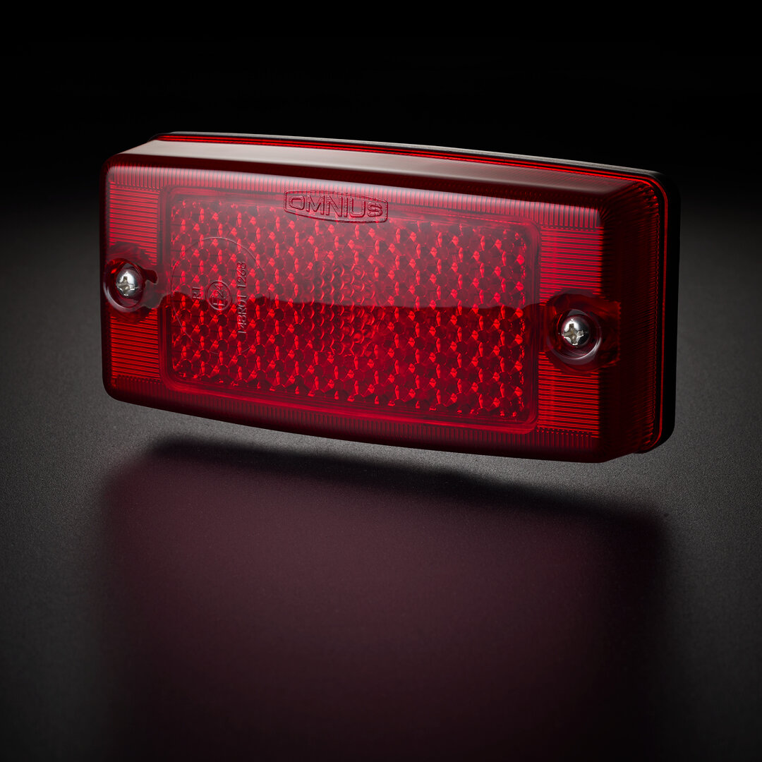 Omnius Old Skool LED Zijmarkering Rood
