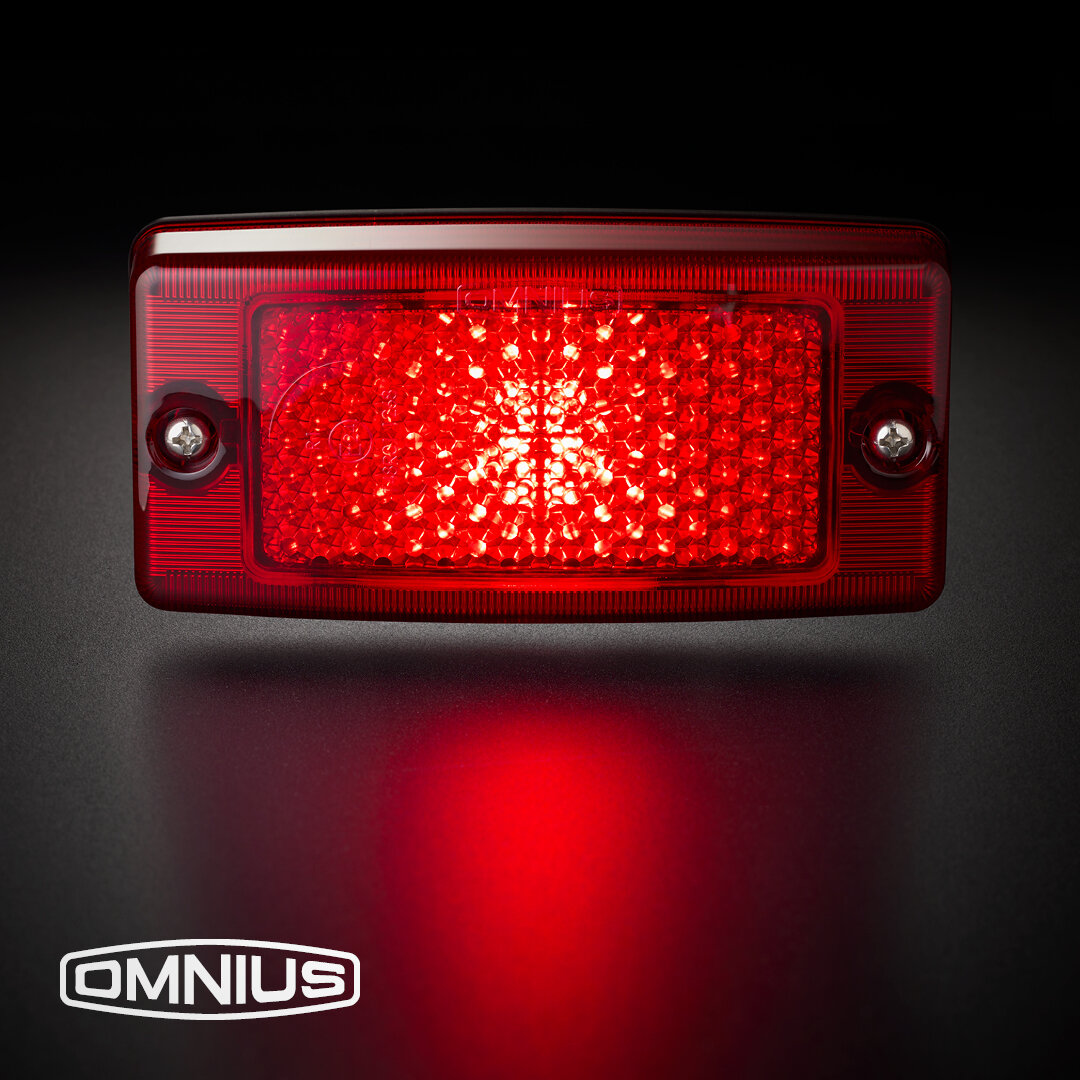 Omnius Old Skool LED Zijmarkering Rood 