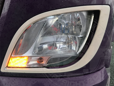 Projecteurs DRLD pour DAF XF 2017 avec LED blanches 8 LED CREE