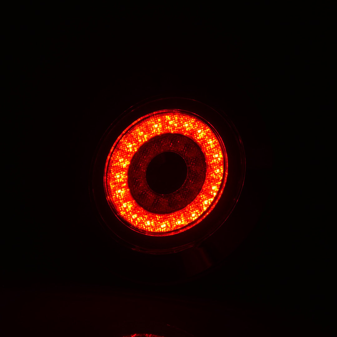 Jokon LED Rückleuchte mit Chromring 3 Funktionen