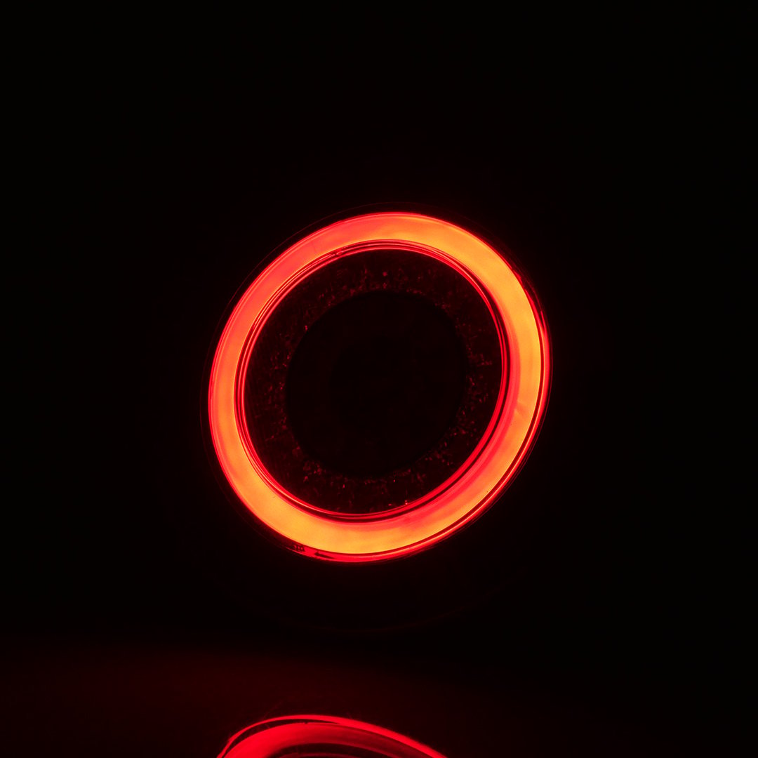 Jokon LED Rückleuchte mit Chromring 3 Funktionen