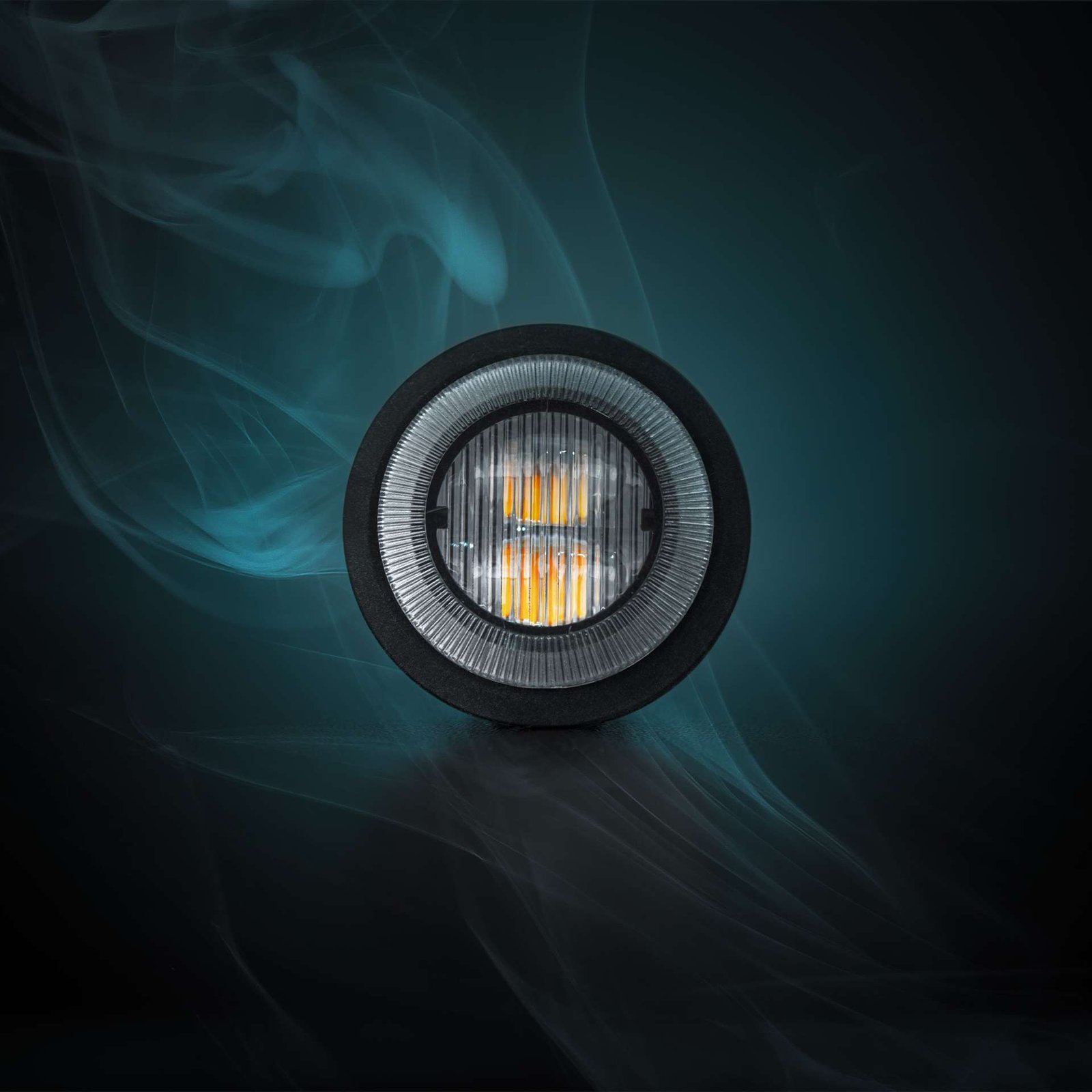 Strands Dark Knight Gloria LED Feu D'avertissement Lentille Claire