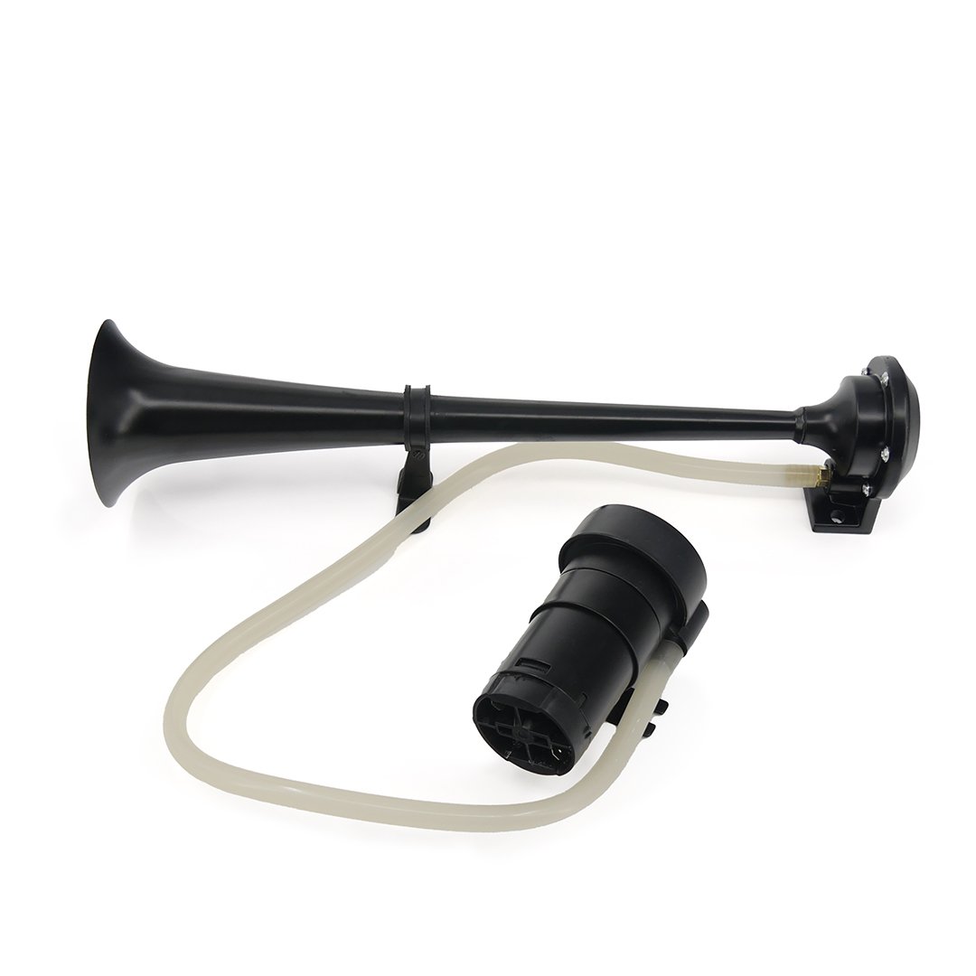 Kit de klaxons pneumatiques 12 V, noir