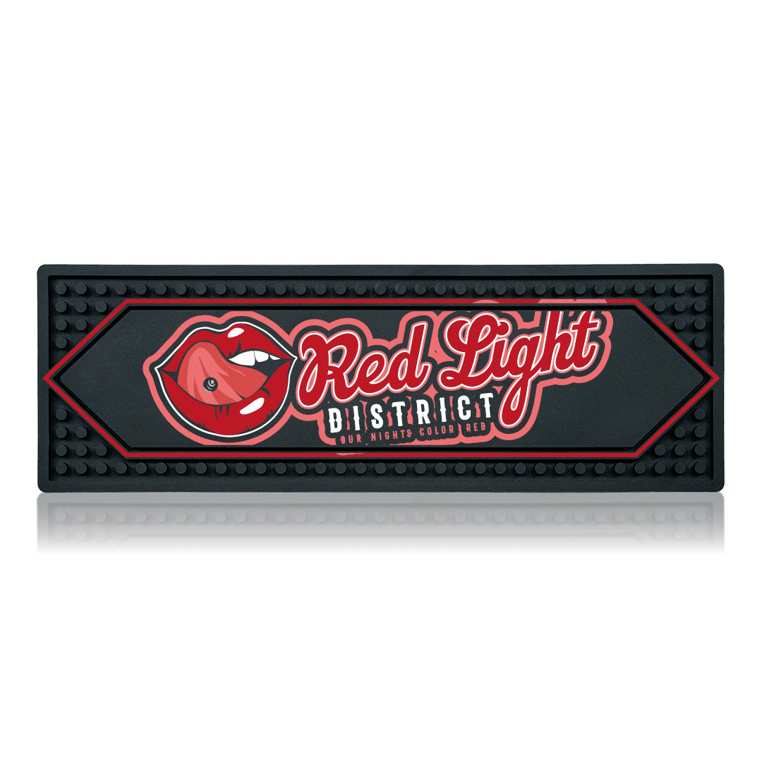 Custom Barmåtte Red Light District