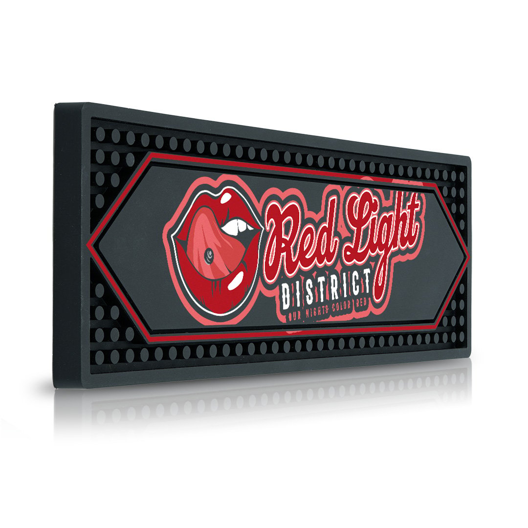 Custom Barmåtte Red Light District