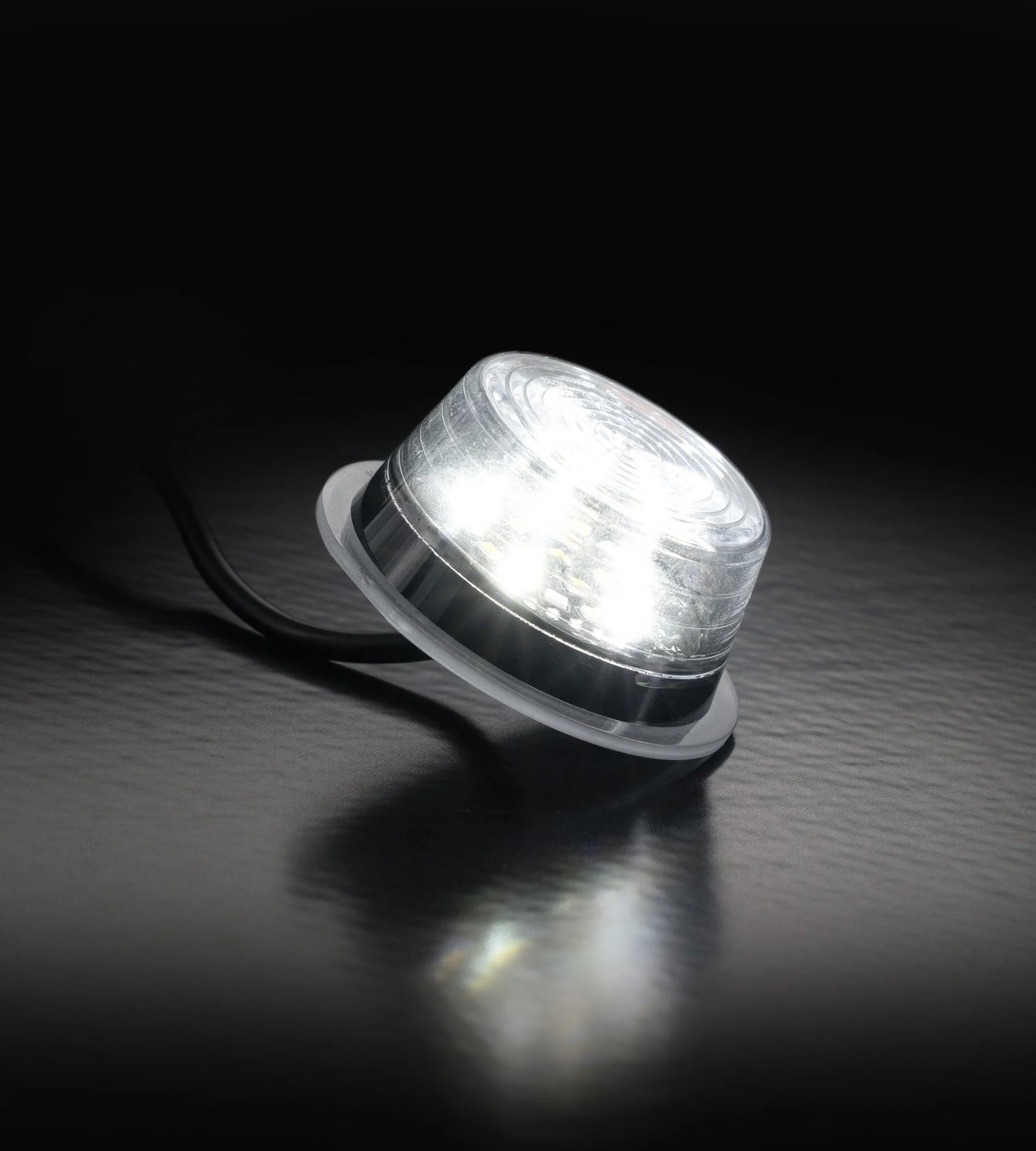 Feu De Gabarit Danois LED Commutable Verre Clair