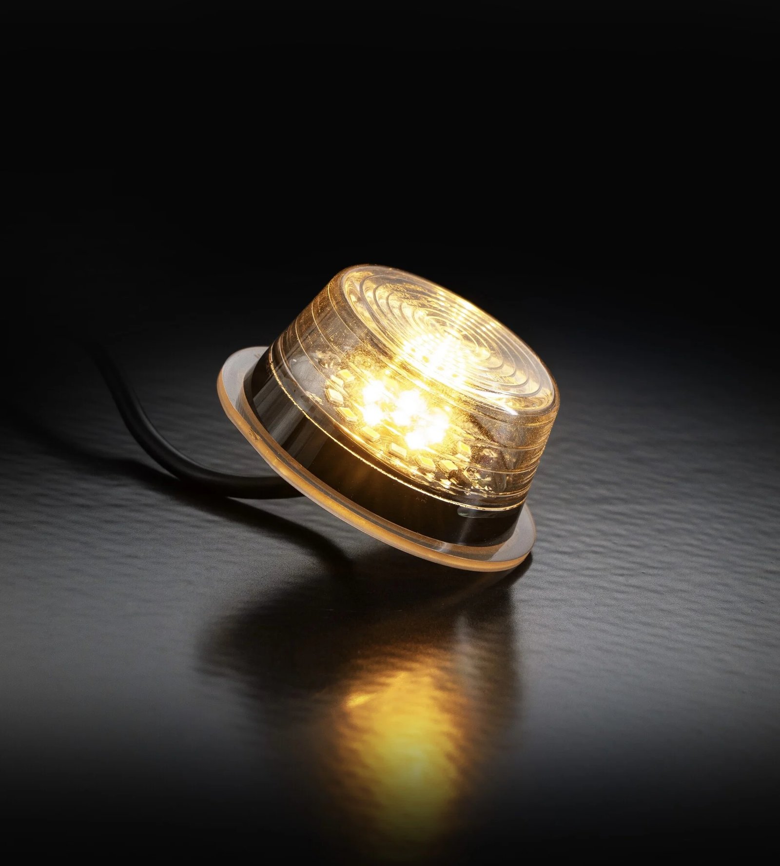 Feu De Gabarit Danois LED Commutable Verre Clair