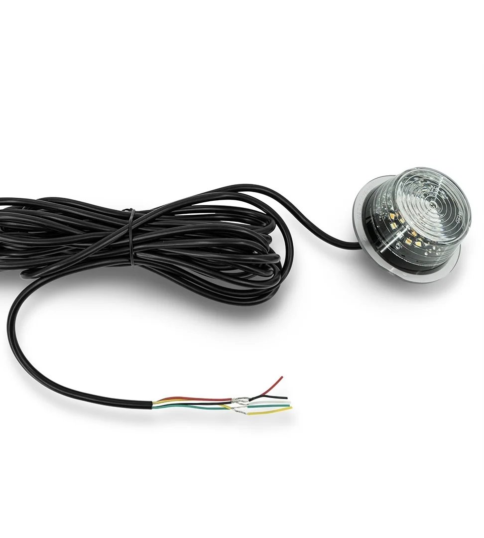 Feu De Gabarit Danois LED Commutable Verre Clair