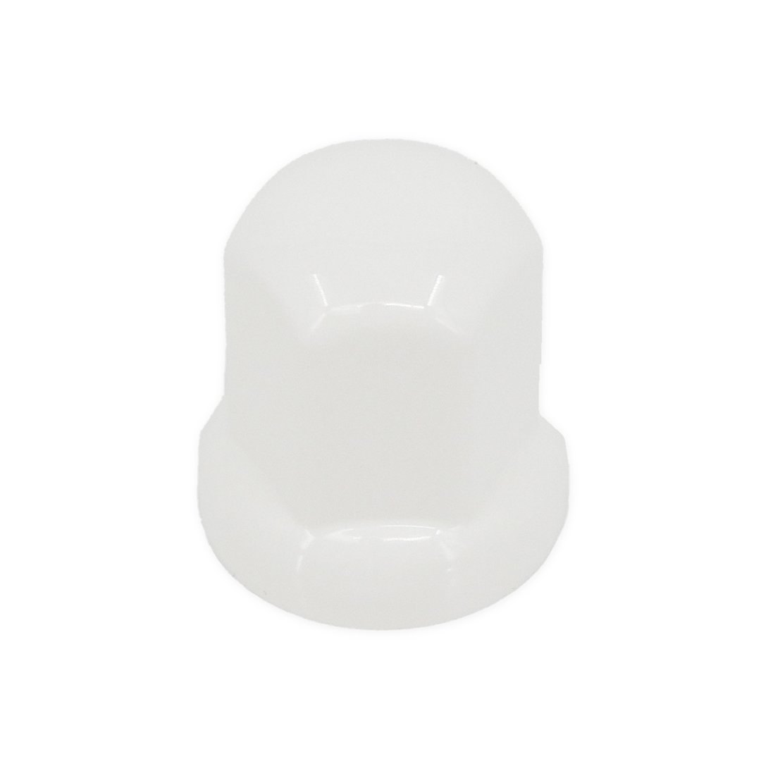 Beam Plastic Wielmoerdoppen Hoog Wit 33mm - 20 Stuks