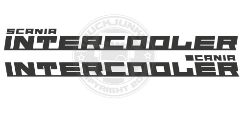 SCANIA INTERCOOLER - AUTOCOLLANT
