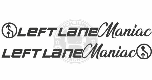 Left Lane Maniac – Set D'autocollants