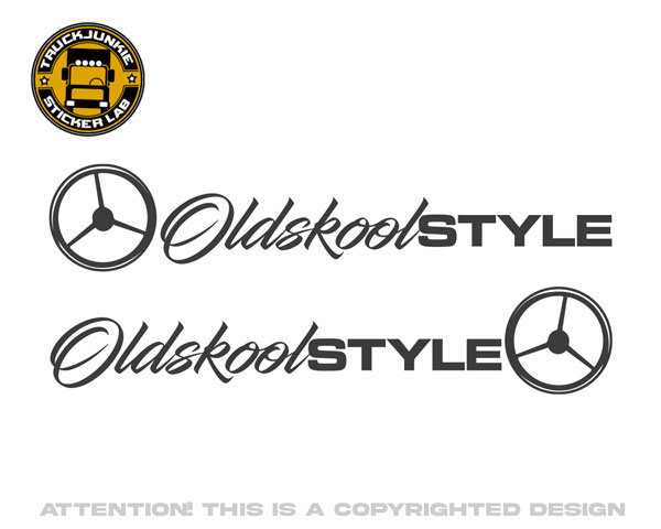 Style Oldskool - Kit d'autocollants