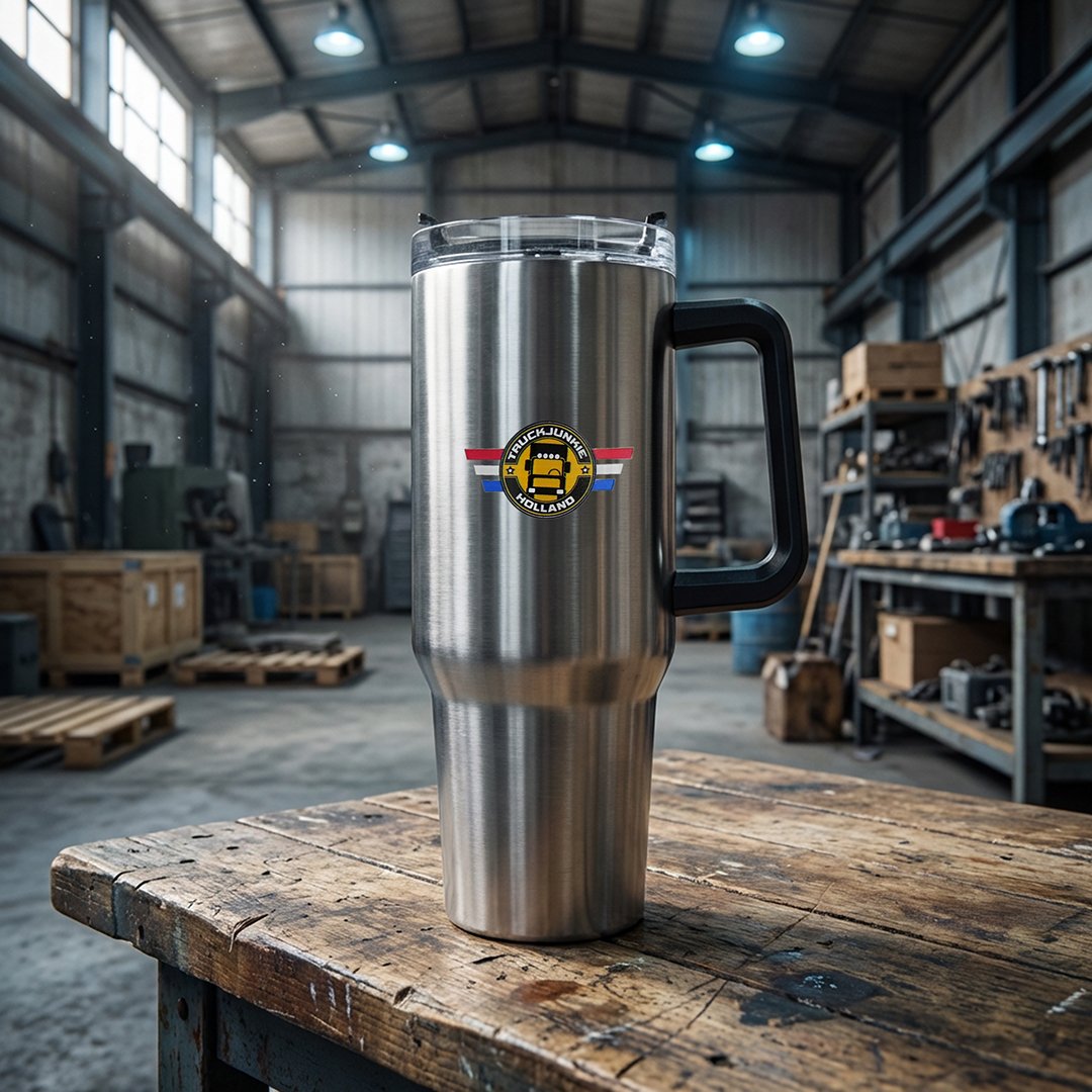 Truckjunkie Drinkbeker RVS 1L