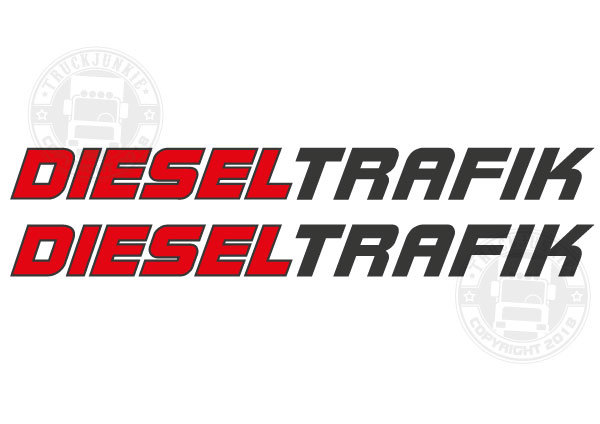 Diesel Trafik – Set D'autocollants – 2 Couleurs