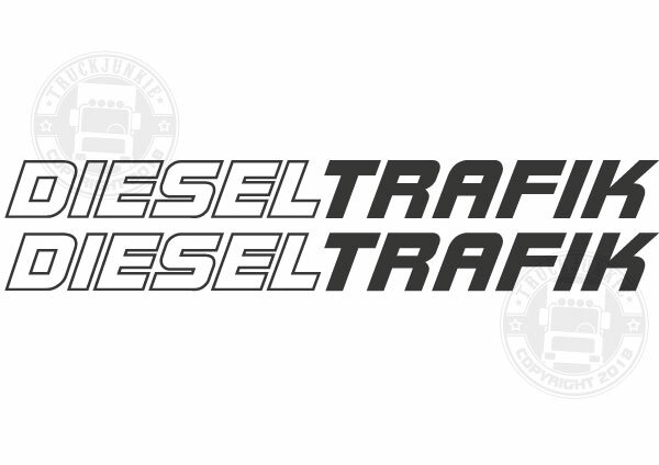 Diesel Trafik – Set D'autocollants
