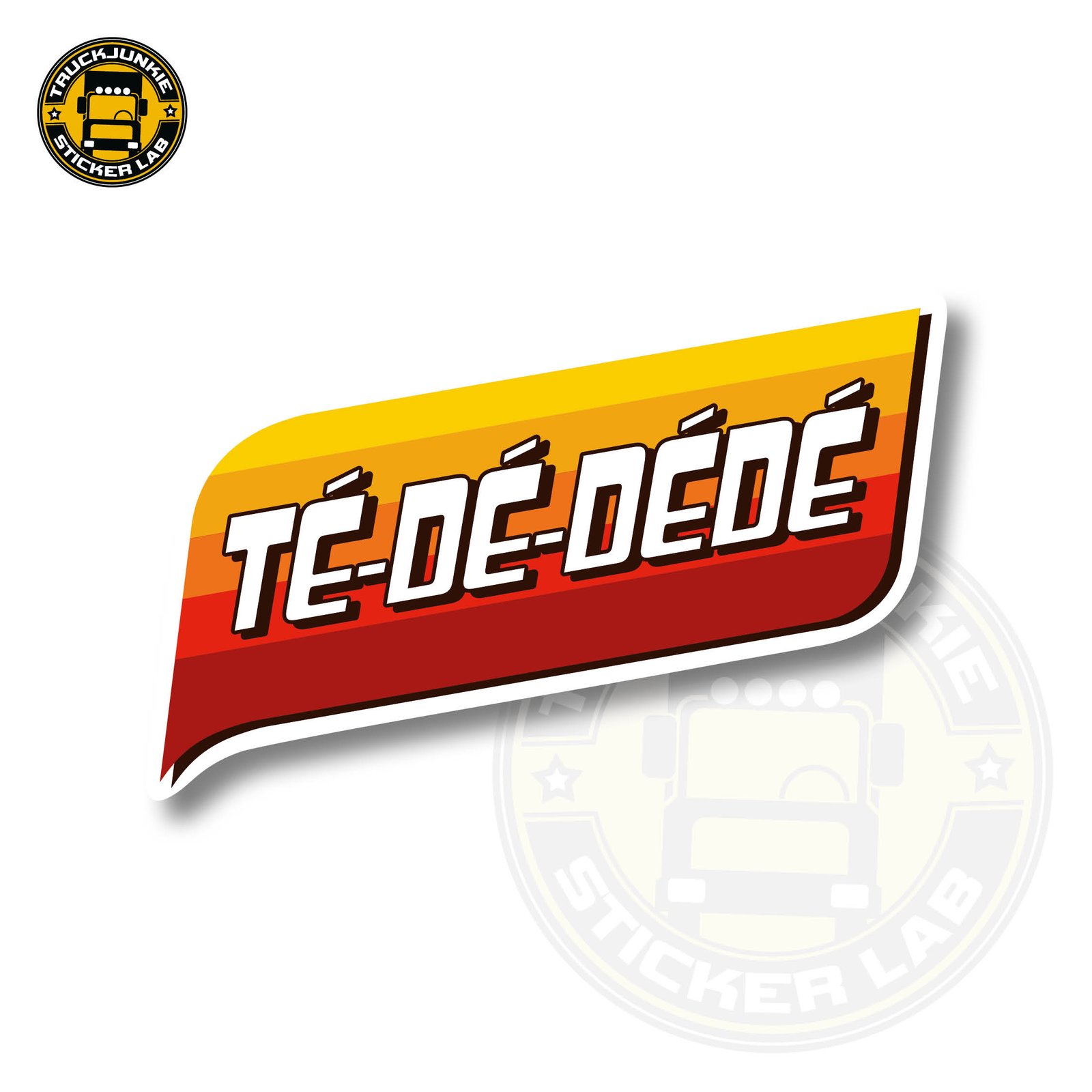 Autocollant Moustache Cruiser Tededede
