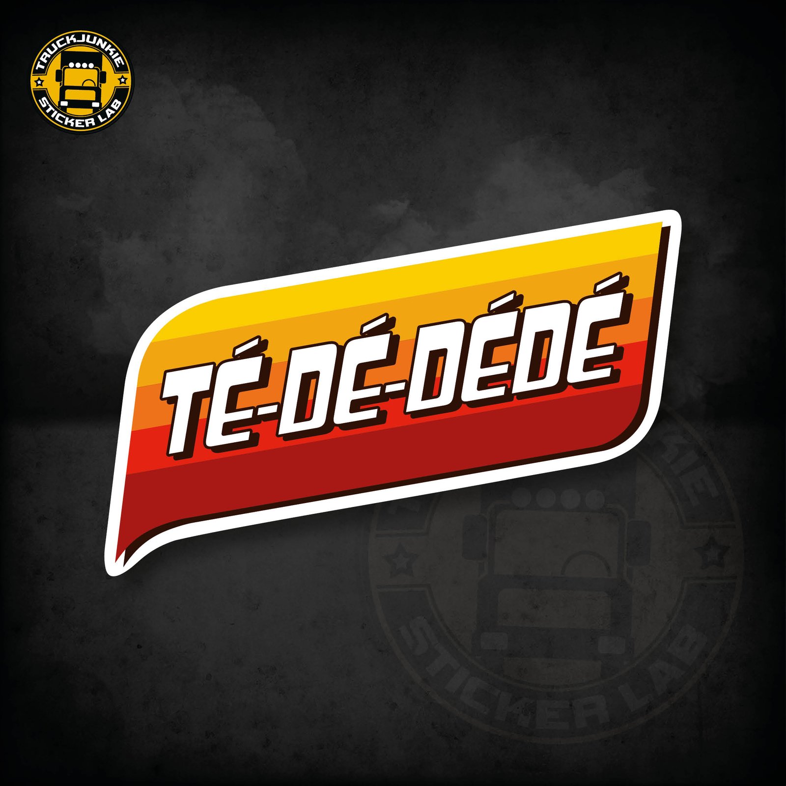 Autocollant Moustache Cruiser Tededede