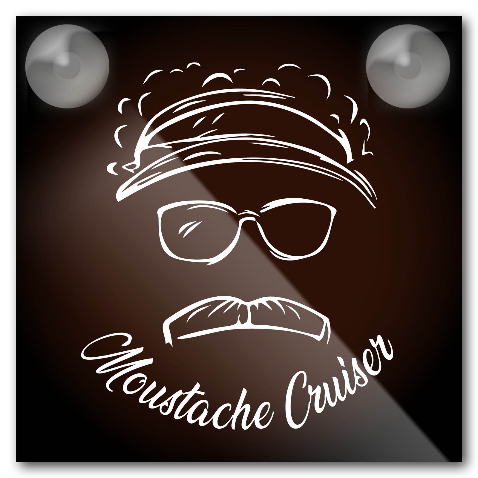 Boîte lumineuse Moustache Cruiser Complète