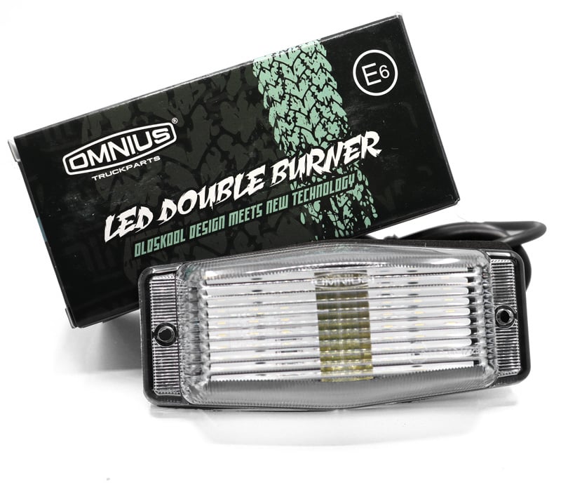 Omnius Feu Double Ampoule LED Oldskool Blanc
