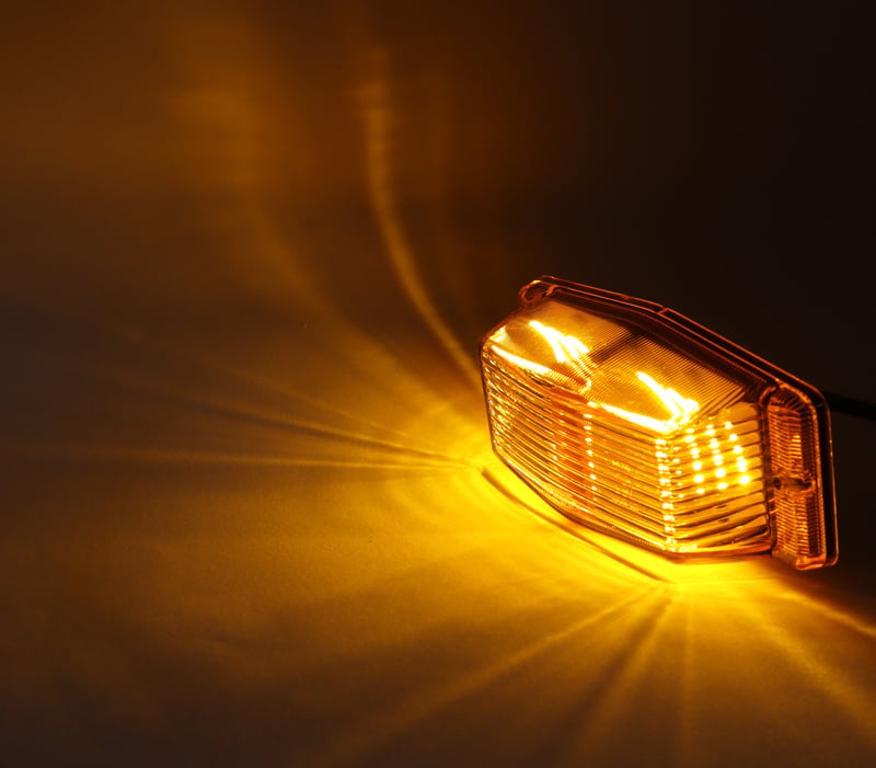 Omnius Feu Double Ampoule LED Oldskool Verre Transparent Orange