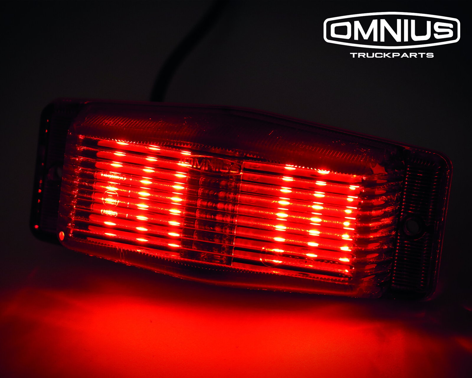 Omnius Feu Double Ampoule LED Oldskool Rouge
