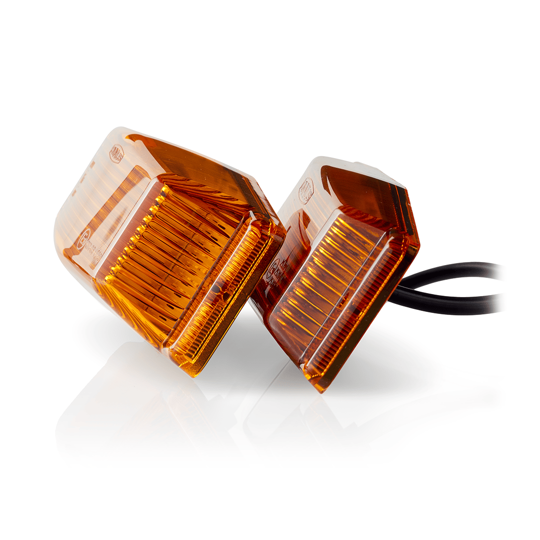 Omnius Slimline LED Dobbeltbrænder Orange