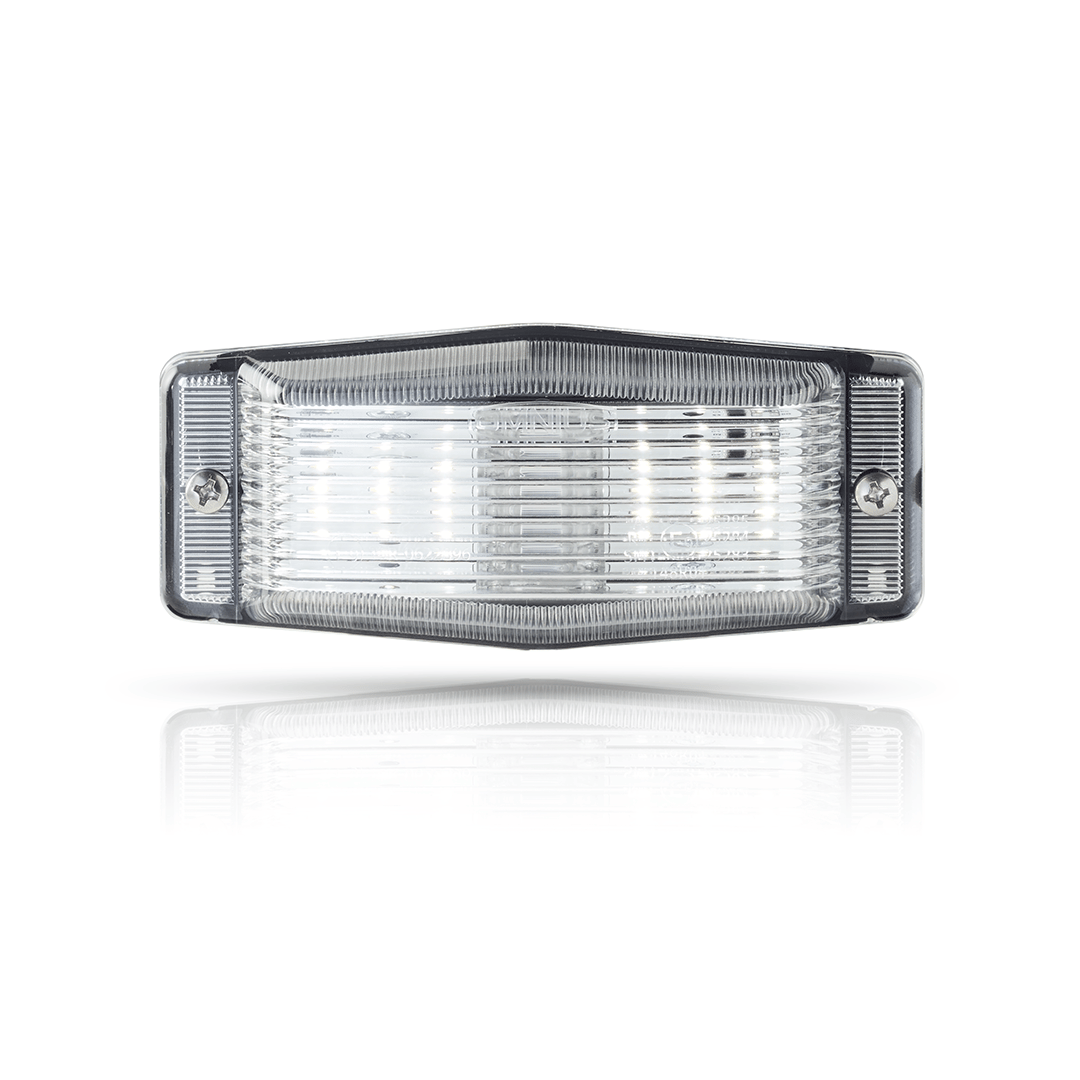 Omnius Slimline LED Dubbelbrander Transparant Schakelbaar Wit Oranje