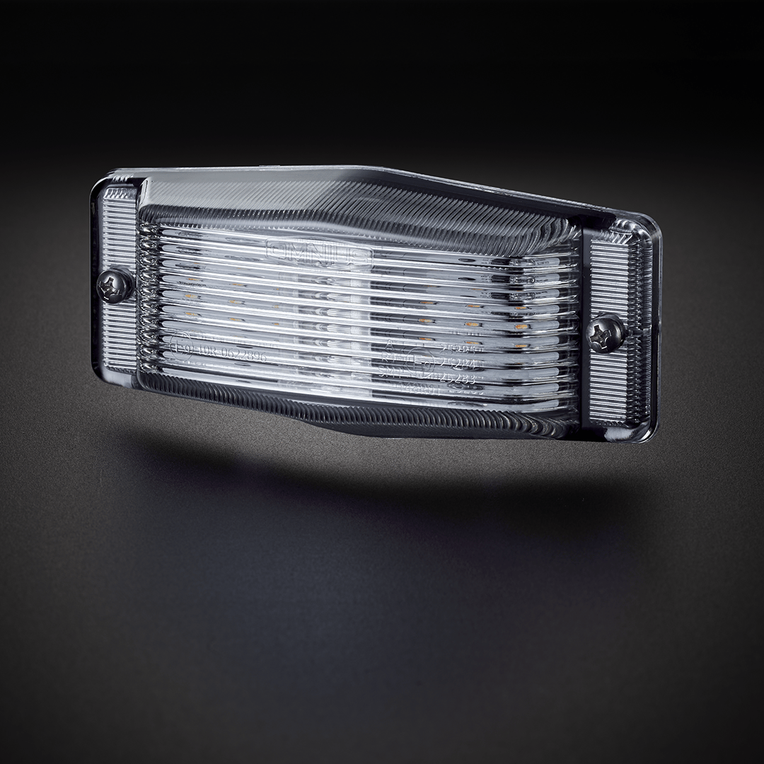 Omnius Slimline LED Dubbelbrander Transparant Schakelbaar Wit Oranje