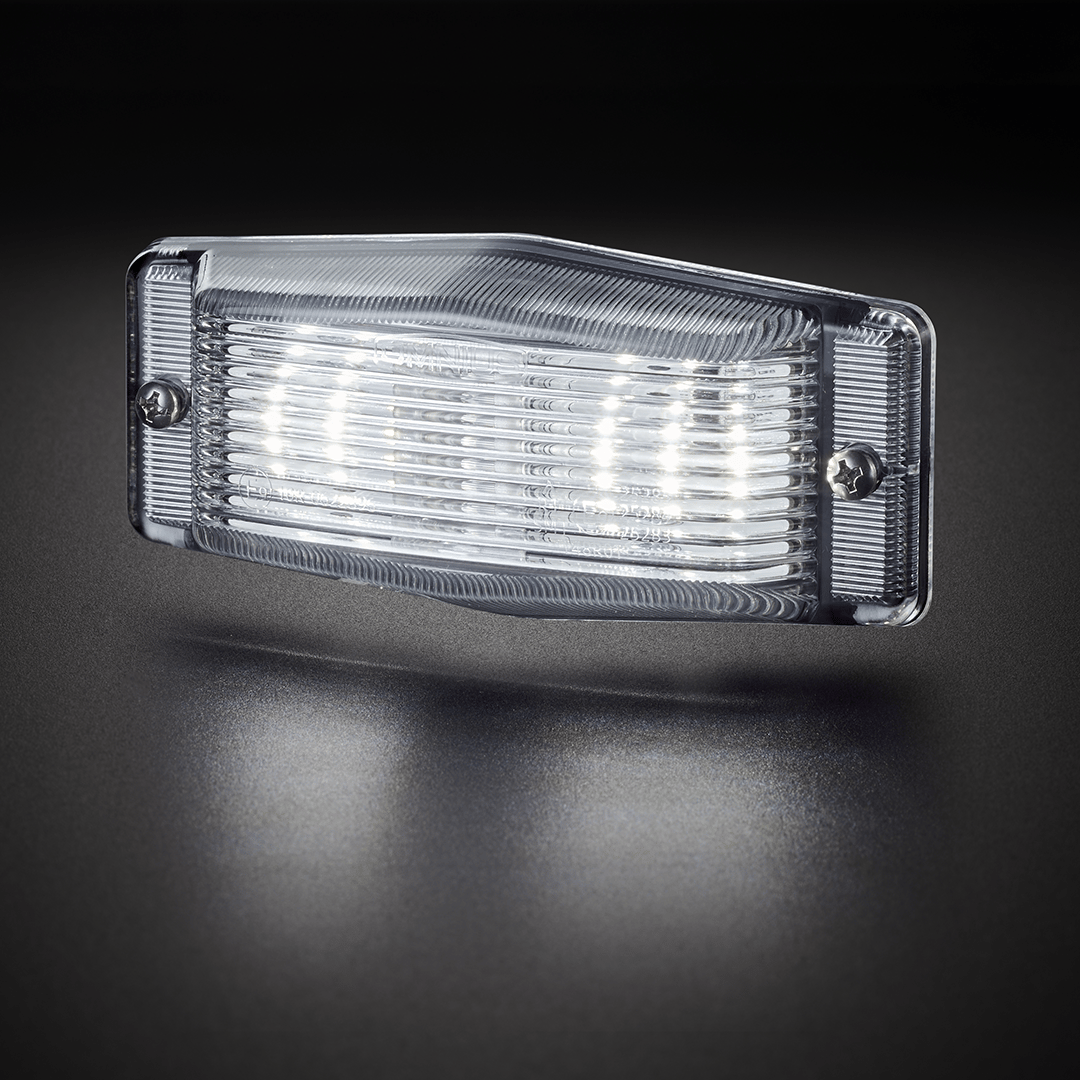 Omnius Slimline LED Dubbelbrander Transparant Schakelbaar Wit Oranje