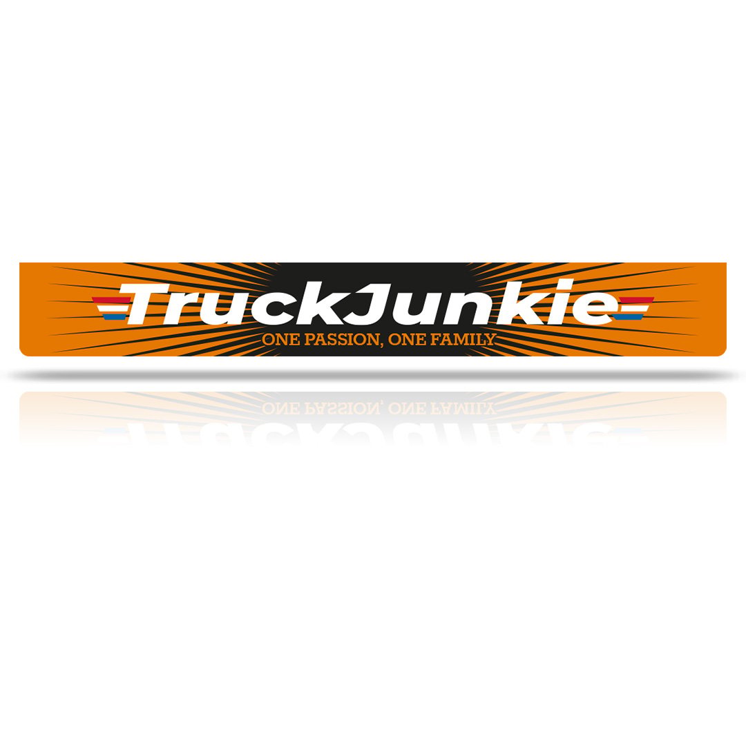 Truckjunkie Spatlapbedrukking OPOF WK Oranje