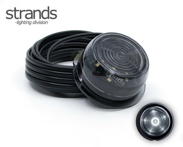 Largeur lampe 12V/24V Homologuée E Câble 5m Convient pour Supports Gylle