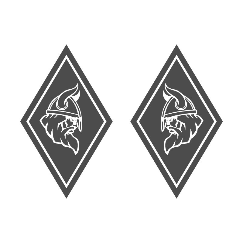 Set de Stickers Bouclier d’Angle – Viking
