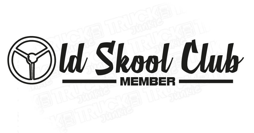 Old Skool Club Member Autocollant