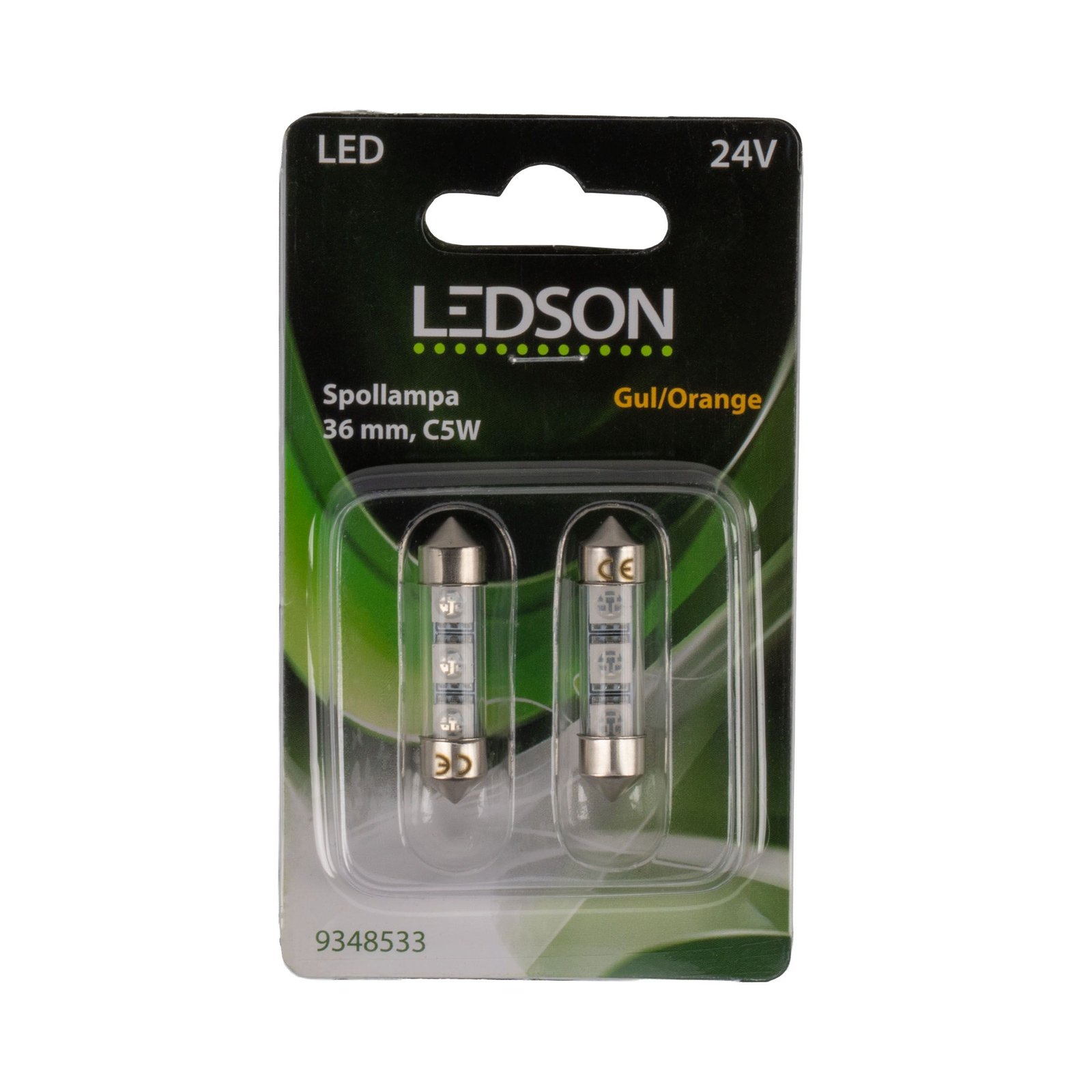 Ledson Ampoule Navette LED 36mm 24V Jaune