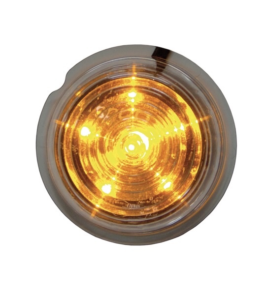 STRANDS - FEU DE POSITION LATÉRAL À LED VIKING - ORANGE *VERRE TRANSPARENT*