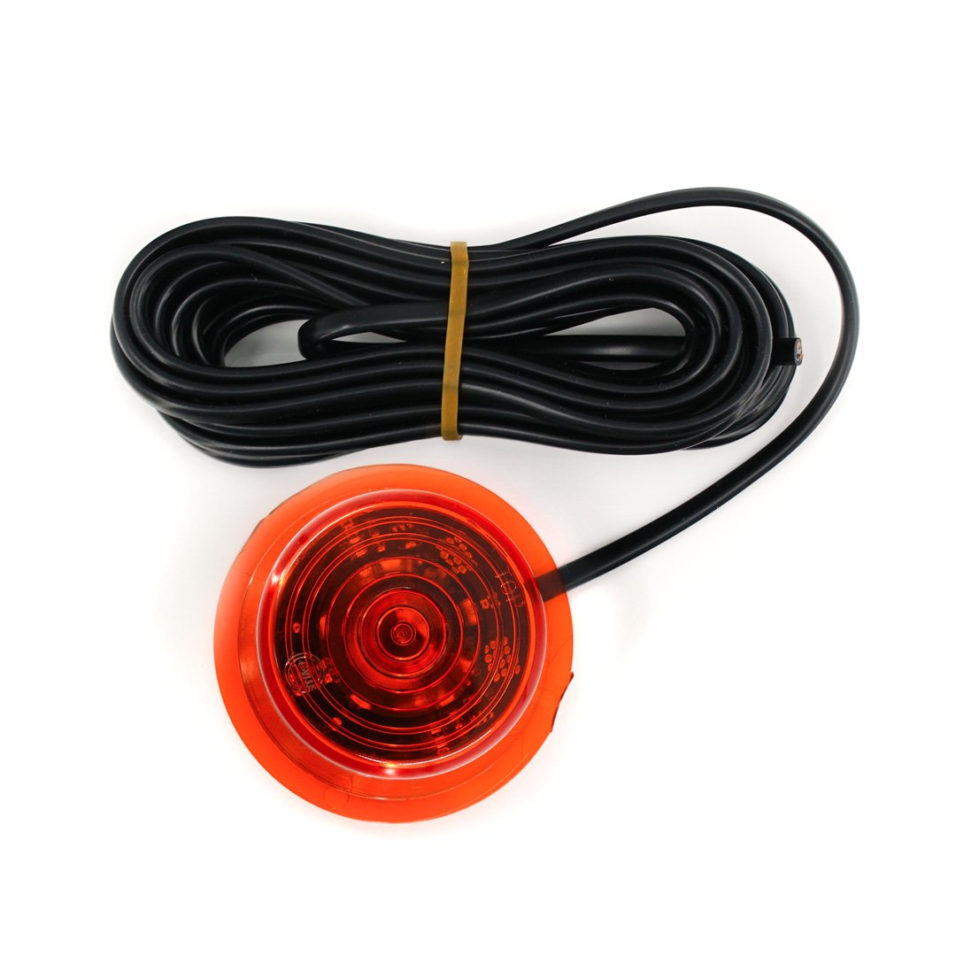 Diode E5 Orange 24V 5 Pièces 62mm Diamètre 35mm Hauteur 5m Longueur de Câble