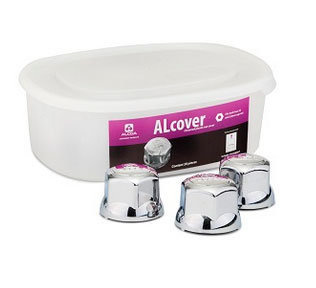 Écrous Allen en plastique chromé ALCOA Moercaps M22 32-33 mm