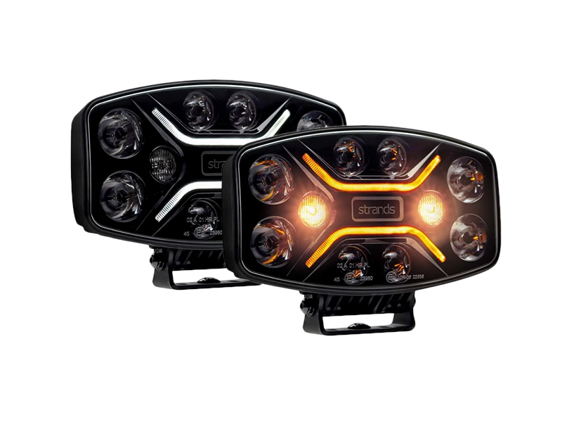 STRANDS Dark Knight Insane Full LED Projecteur 12,000 Lumen 247x70.7x141 mm