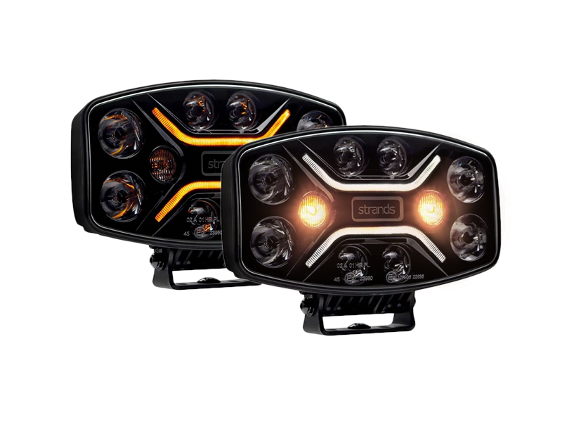 STRANDS Dark Knight Insane Full LED Projecteur 12,000 Lumen 247x70.7x141 mm