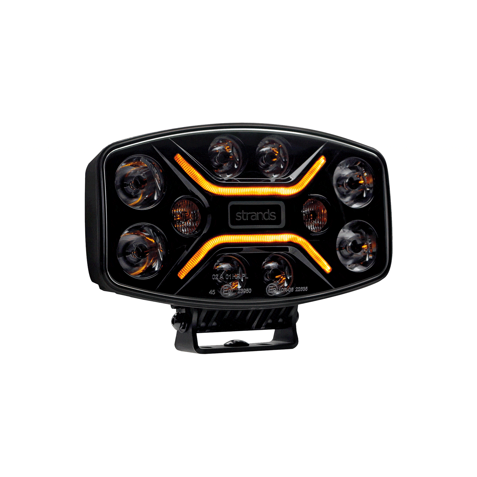 STRANDS Dark Knight Insane Full LED Projecteur 12,000 Lumen 247x70.7x141 mm