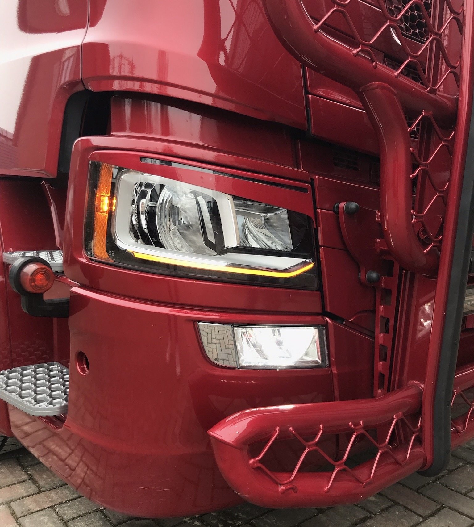 LED orange/white position light Fog light Scania R/S
