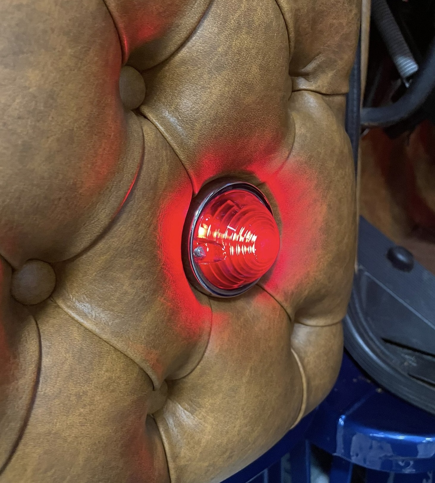 Hella Lampglas Rood 70mm