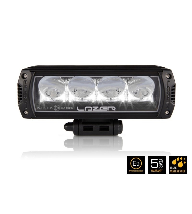 LAZER Triple-R 750 Led Faretto Nero Con Luce Di Posizione 230mm