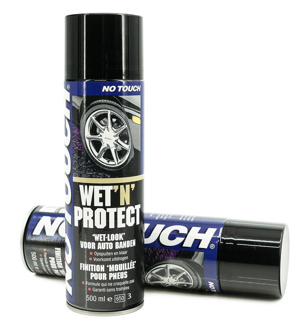 No Touch Tire Dressing Wet 'n' Protect Wet Look Spray 500 ml