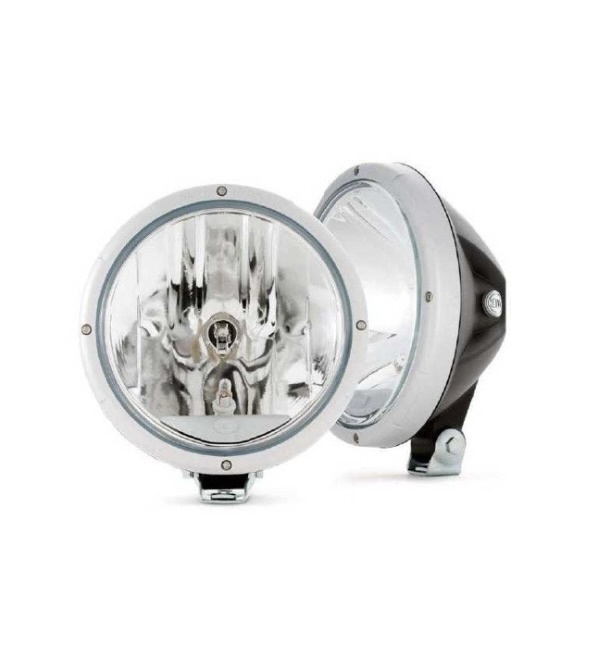 Hella Rallye 3003 Gris Verre Clair Corps en Plastique Anneau Gris ø 222mm
