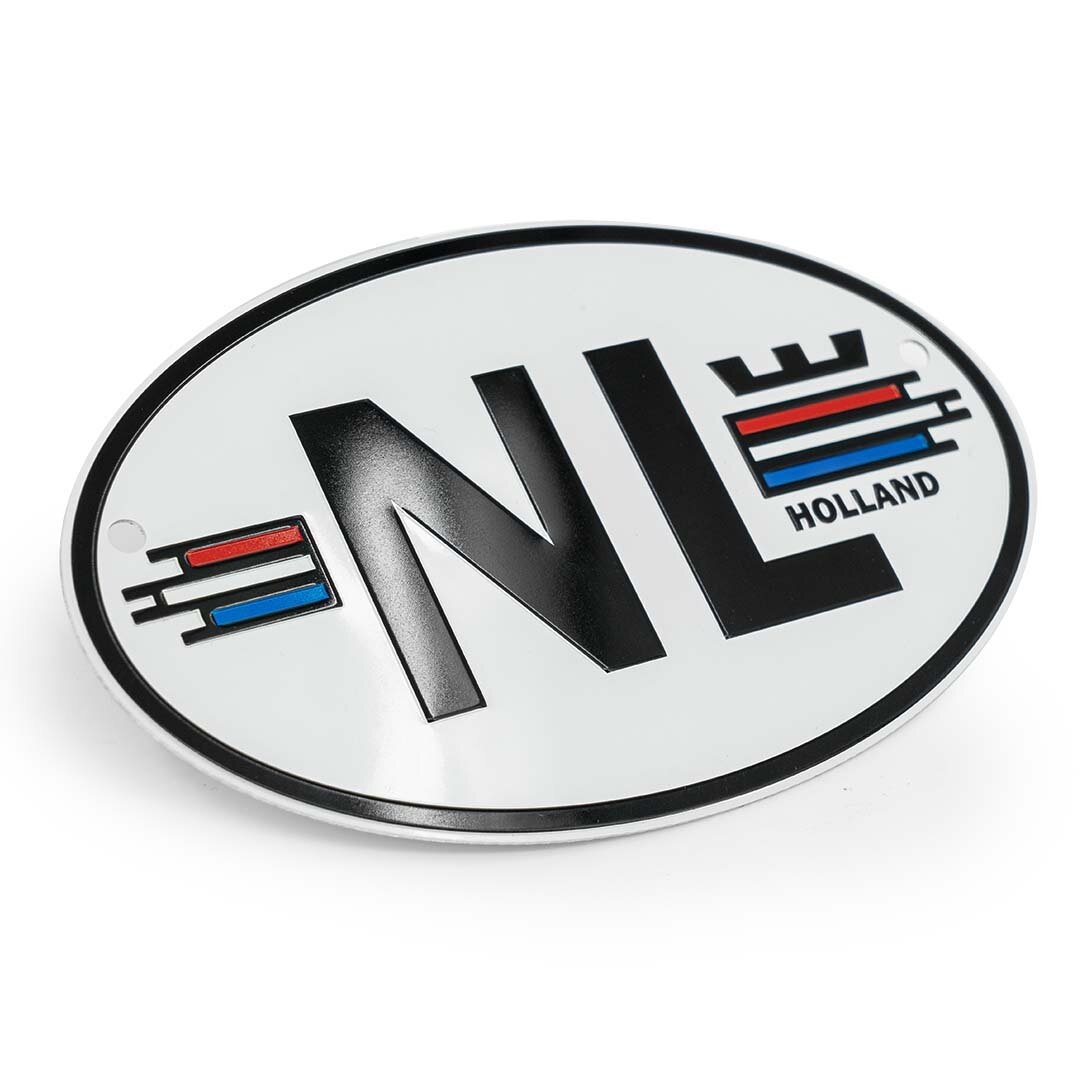NL Aluminium Emblem Relief 18x11,5cm